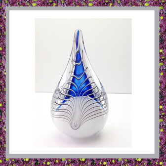 as-in-glas-glasrelieken-druppels-glasobject-mini-urn-blauw