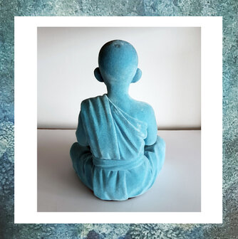 monnik-boeddha-keepsake-asbestemming-mini-sier-urn-shaolin-boedha-buddha-blauw
