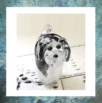 as in glazen-urn-hond-asverwerking in glas-eeuwige-roos-zwart-wit-hond-staand