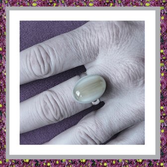 ashaarlokring-ring met haarlok-ring zilver voor haar-damesring voor haar-gedenksieraden