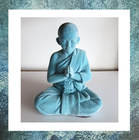 monnik-boeddha-keepsake-asbestemming-mini-sier-urn-shaolin-boedha-buddha-blauw
