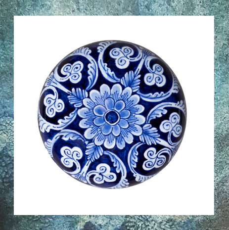 mini-urn-keramiek-memento-delftsblauw-pebble-miniurn-blue flower