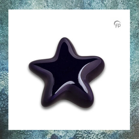 ster-sterretje-urn-keramiek-keepsake-FPU 063-donkerblauw-glanzend