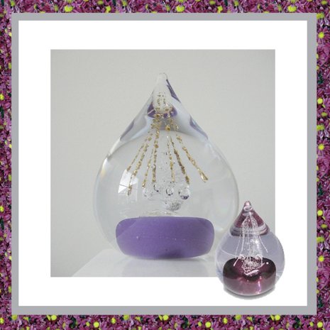 glas-reliek-rhea-aubergine-zilver-herinneringsgeschenk-gedenkgeschenk